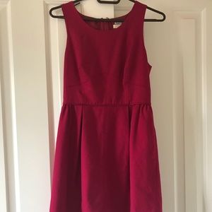 JCrew Raspberry Dress